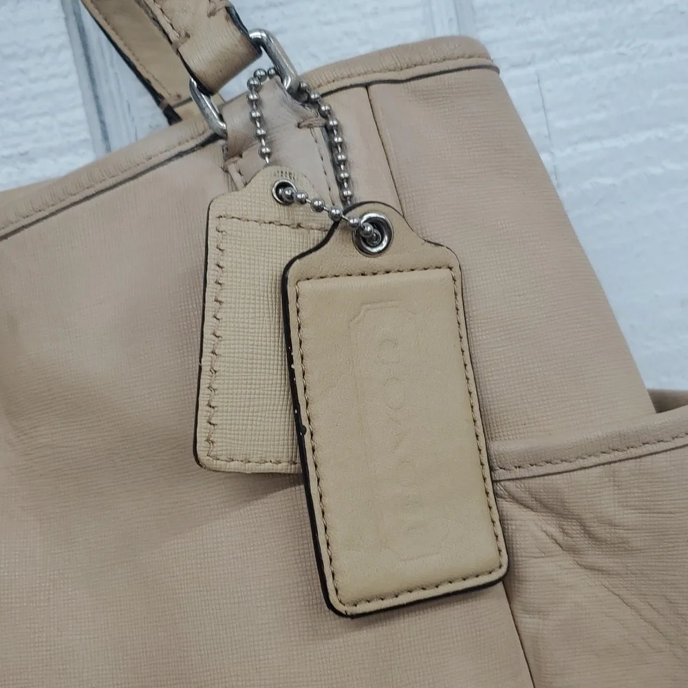 Coach Tan Diaper Bag
